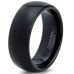 Black Dome Tungsten Wedding Band 8 mm